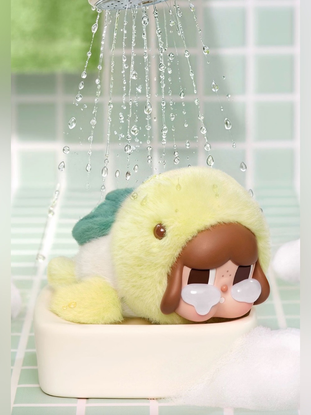 POP MART Crybaby Cry Me An Ocean Series Vinyl Plush Pendant The Sea Turtle